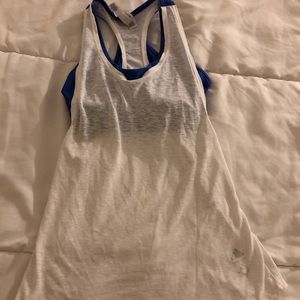 Adidas 2-in-1 tank top and sports bra